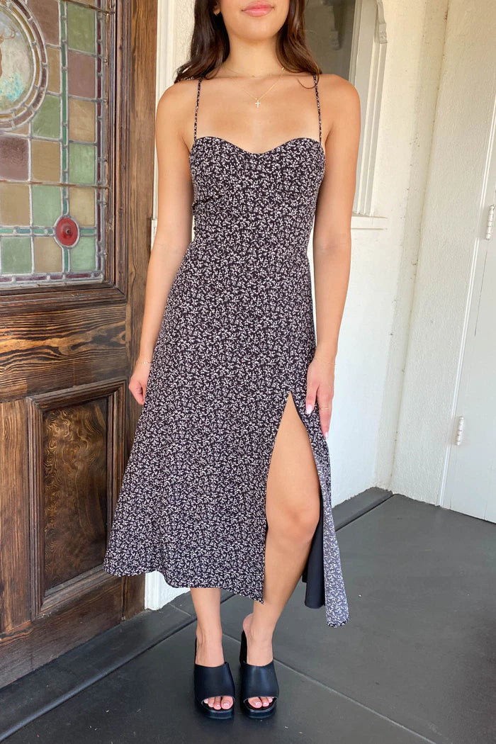 Ditsy Floral Midi Dress