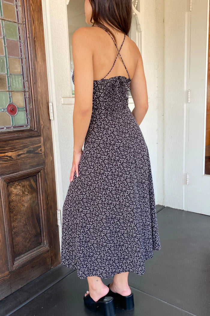 Ditsy Floral Midi Dress